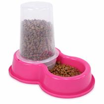 Comedouro ou Bebedouro Flex 1,5L com Recipiente para Pets de Pequeno Porte - Comedouro ou Bebedouro Flex 1,5L com Recipiente para Pets de Pequeno Porte -