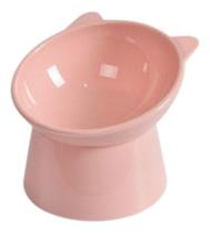 Comedouro ou Bebedouro Fofo Elevado para Gatos 1uni