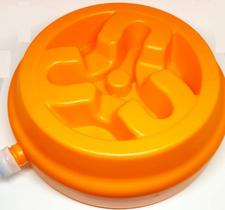 Comedouro p/ Cães Ou Gatos Lento Funcional 2 Em 1 - Laranja Comedouro p/ Cães Ou Gatos Lento Funcional 2 Em 1 - Laranja