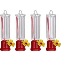 Comedouro para Beija-flores VIMOA Mini 4 Unidades 68 ml Plástico Comedouro para Beija-flores VIMOA Mini 4 Unidades 68 ml Plástico