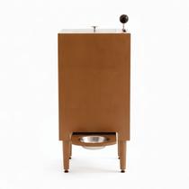 Comedouro para Cachorro e Dispenser de Ração 15kg Tigela Inox Elevada 20cm