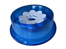 Comedouro para Cachorros de pelos longos anti-formiga Azul Comedouro para Cachorros de pelos longos anti-formiga Azul