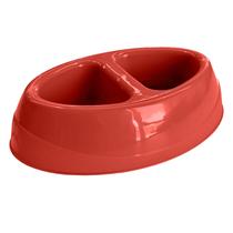 Comedouro para Cães Duplo Tigela Oval 1000ml Comedouro para Cães Duplo Tigela Oval 1000ml