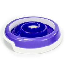 Comedouro para cães e Gatos que comem muito rápido Slow Food Médio Roxo Comedouro para cães e Gatos que comem muito rápido Slow Food Médio Roxo