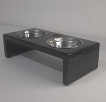 Comedouro Para Cães e Gatos Tamanho PP De Melhor Qualidade Duplo Tigela de Inox Com 12 cm de Altura Comedouro Para Cães e Gatos Tamanho PP De Melhor Qualidade Duplo Tigela de Inox Com 12 cm de Altura