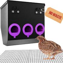 Comedouro para Codornas CluckRoots No Waste da woobud Comedouro para Codornas CluckRoots No Waste da woobud