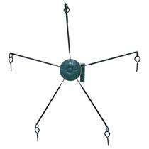 Comedouro para esquilos Woodlink 5560 Squirrel-Go-Round com 5 espigas de milho Comedouro para esquilos Woodlink 5560 Squirrel-Go-Round com 5 espigas de milho