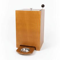 Comedouro para Gato e Cachorro com Dispenser de Ração 15kg Tigela Inox Elevada 3,5cm
