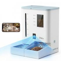 Comedouro para Gatos iPettie FW54 com WiFi e Câmera 2K HD, capacidade de 8,9 L