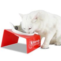Comedouro para Gatos Snack Cat - Vermelho