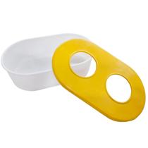 Comedouro para Passaro 2 Furos Leitoso M Misto Alvorada 12un Comedouro para Passaro 2 Furos Leitoso M Misto Alvorada 12un