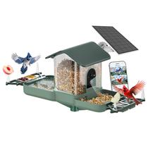 Comedouro para Pássaros KUIKEO com Câmera WiFi Solar 2K HD de Lente Dupla Comedouro para Pássaros KUIKEO com Câmera WiFi Solar 2K HD de Lente Dupla