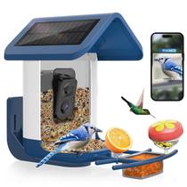 Comedouro para Pássaros Onlyfly com Câmera 2K WiFi e Energia Solar Comedouro para Pássaros Onlyfly com Câmera 2K WiFi e Energia Solar