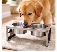 Comedouro Para Pet Totalmente Em Inox Lavável e higiênico Cachorro e gato