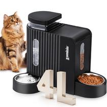 Comedouro para Pets ZOMISIA 2 em 1 Gravidade 4L Água 2,3kg Ração