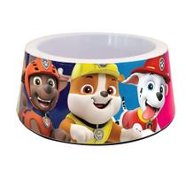 Comedouro Paw Patrol Rosa para Cães - Tam. P - Chalesco