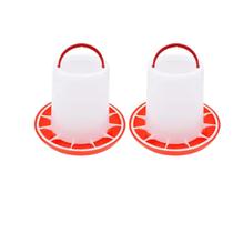 Comedouro Pendular 3 kg Protetor de Ração Galinha Frango POstura 2un