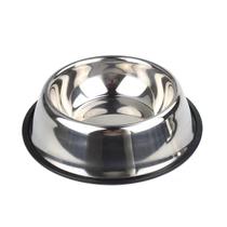 Comedouro Pequeno Pet Tigela Aço Inox com Base Antiderrapante Comedouro Pequeno Pet Tigela Aço Inox com Base Antiderrapante