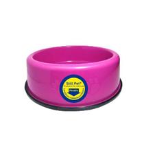 Comedouro pesado para pets medio 1500 ml - rosa