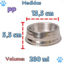 Comedouro Pesado Polido de Alumínio Para Cães Pote De Ração Resistente Comedouro Pesado Polido de Alumínio Para Cães Pote De Ração Resistente