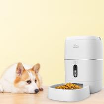 Comedouro Pet Automático Robotizado Para Cães e Gatos Com Comando De Voz