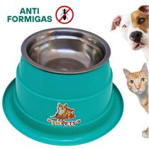 Comedouro pet com proteção anti formigas e vasilha com 300 ml Comedouro pet com proteção anti formigas e vasilha com 300 ml