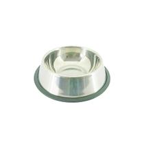Comedouro Pet de Aço Inox 17,6cm x 4,5cm
