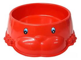 Comedouro Pet Dog Cachorro Pequeno 700ml Vermelho