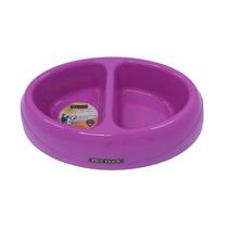 Comedouro Pet Flex Bistrô Duplo 650ml - para Cachorro
