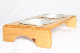 Comedouro Pet HG - modelo 1 - pequeno duplo