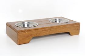 Comedouro Pet HG - modelo 2 - pequeno duplo