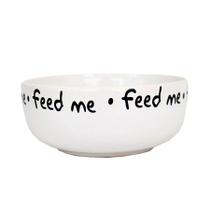 Comedouro Pet Injet Cerâmica Feed Me Branco para Cães - 390ml Comedouro Pet Injet Cerâmica Feed Me Branco para Cães - 390ml