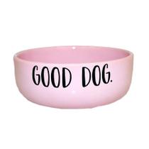 Comedouro Pet Injet Cerâmica Good Dog Rosa para Cães - 190ml