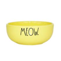 Comedouro Pet Injet Cerâmica Meow Amarelo para Gatos 190 ml Comedouro Pet Injet Cerâmica Meow Amarelo para Gatos 190 ml