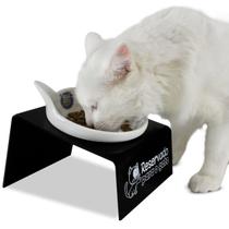 Comedouro Pet para Gatos Snack Cat - Preto