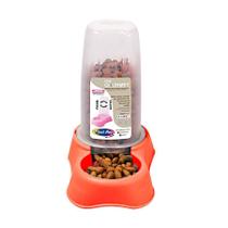 Comedouro Plast Pet Flex Gourmet Vermelho para Cães e Gatos - 650ml Comedouro Plast Pet Flex Gourmet Vermelho para Cães e Gatos - 650ml