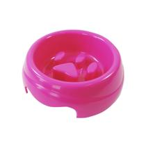 Comedouro plástico Coma melhor Furacão Pet Cor:Rosa