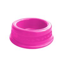 Comedouro Plástico Furacão Pet Nº1 350ml - Rosa