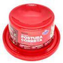 Comedouro Postura Correta Vermelho para Gatos 200ml - 4326 - ATACAPET