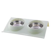 Comedouro Potinhos para Animais em Plástico e Inox - AG4828