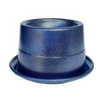 Comedouro Royale Alto Anti Formiga Azul Pequeno para Gatos