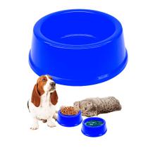 Comedouro Tigela de Ração Avipet 17cm 600ml Pote Pet para Cachorro Shih-tzu, Poodle, Gato Cor:Azul Comedouro Tigela de Ração Avipet 17cm 600ml Pote Pet para Cachorro Shih-tzu, Poodle, Gato Cor:Azul