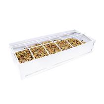 Comedouro Toco Tucano 800ml Bico Torto Com Grade Comedouro Toco Tucano 800ml Bico Torto Com Grade