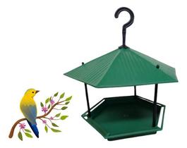 Comedouro Tratador Pássaros Livres Porta Ração Aves Lindo Comedouro Tratador Pássaros Livres Porta Ração Aves Lindo
