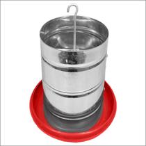Comedouro Tubular 10kg p/ Frango Aves Galinha Faisão
