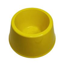 Comedouro Vasilha De Ração Plástico 300Ml 13X9 Cm Amarelo