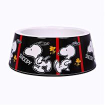 Comedouro Zooz Pets Snoopy Filmblack para Cães - Tamanho M