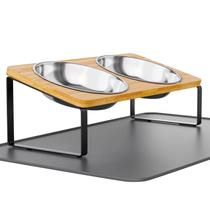 Comedouros para Gatos Summark Elevado com Inclinação de 15 em Aço Inoxidável Comedouros para Gatos Summark Elevado com Inclinação de 15 em Aço Inoxidável