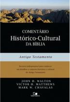 Comentario historico-cultural da biblia - antigo testamento - VIDA NOVA