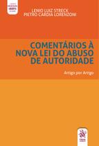 Comentários à Nova Lei de Abuso de Autoridade - Tirant Lo Blanch
